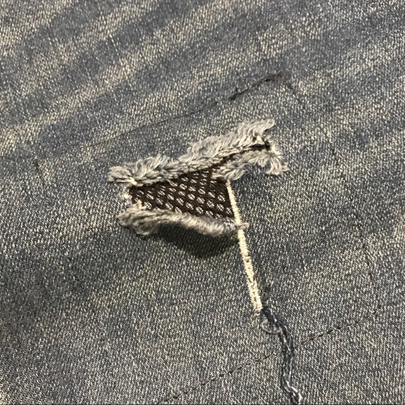 Free People Fishnet Skinny Jeans - Picture 3 of 4